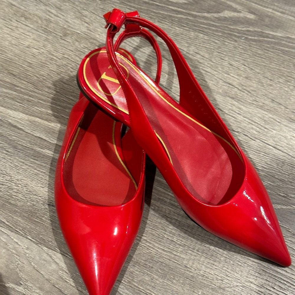 Valentino Garavani Red Patent Leather Heels